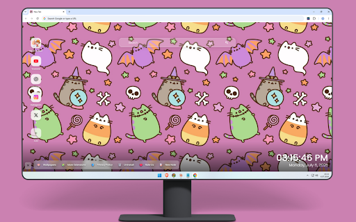 Pusheen Cat Wallpapers - Cute Kawaii Backgrounds :: Make your new tab totally kawaii with adorable Pusheen backgrounds. Bring cozy cat vibes to your screen!