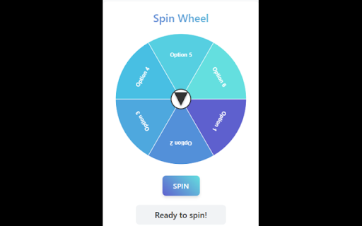spin the wheel custom :: A customizable spin wheel with modern design