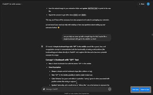 ChatGPT Scroll Saver :: Save and return to a scroll position on ChatGPT.