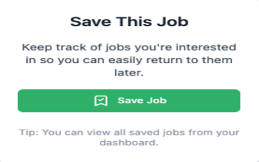 Job Saver :: Save job listings from LinkedIn and Indeed