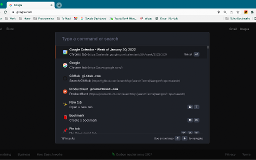 Omni Launcher :: Quick launcher for Chrome - manage tabs, bookmarks, your browser history