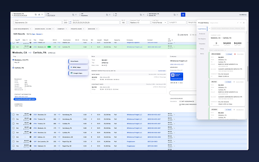 LaneIQ — DAT Load Matcher :: Highlights DAT loads that match your freight history. Color-coded by tier: same lane + broker, same lane, or same origin.