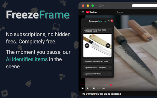 FreezeFrame - Shop YouTube Videos :: Discover products from paused YouTube videos and find them on Amazon
