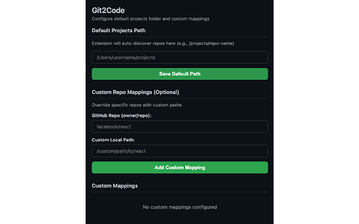 Git2Code :: Open GitHub files directly in VSCode with one click