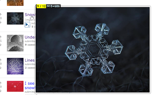 Imagus Reborn :: Enlarge thumbnails, and show images/videos from links with a mouse hover.