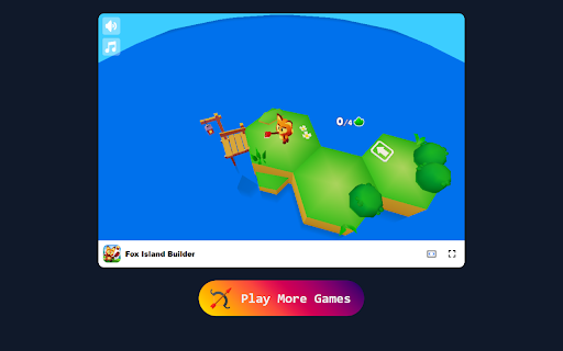 Fox Island Builder Game - Be the hero fox and save all the cute ducks! :: Rescue ducklings and build a vibrant island community in this charming crafting game!