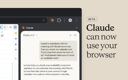 Claude :: Claude in Chrome