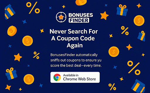 BonusesFinder :: BonusesFinder promo codes