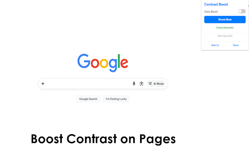 Contrast Boost :: Analyzes and improves color contrast for better accessibility.