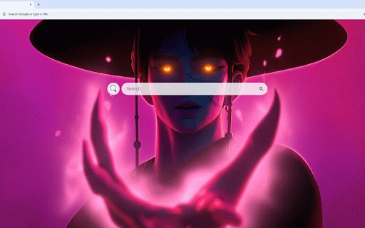 KPop Demon Hunters Jinu Claws Live Wallpaper :: Character Jinu with glowing eyes, black hat, and mystical claws on pink backdrop.