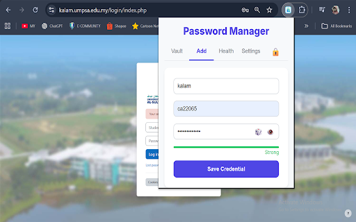 Local Password Manager :: Secure local password manager