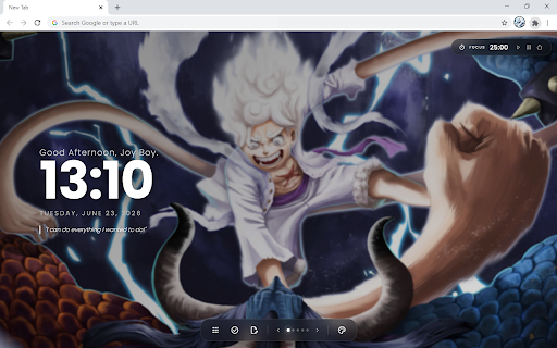Luffy Gear 5 HD Wallpaper New Tab :: Customize new tab with Luffy Gear 5 wallpaper extension and display Luffy wallpapers in your background.