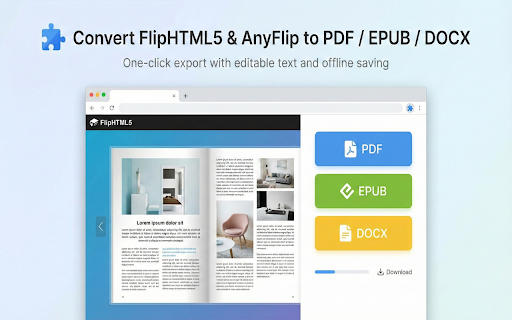 FlipHTML5 | AnyFlip Downloader & Converter to PDF, EPUB & DOCX :: Convert FlipHTML5 and AnyFlip flipbooks to PDF, EPUB, or DOCX. Download online flipbooks and save them offline permanently