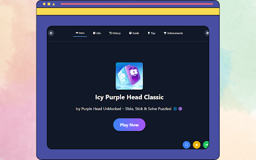 Icy Purple Head Classic :: Icy Purple Head Unblocked – Slide, Stick & Solve Puzzles! ❄️🟣