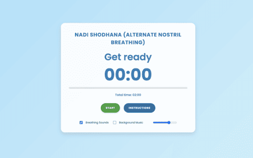 Breathe Easy :: Reminds you to do breathing exercises throughout the day