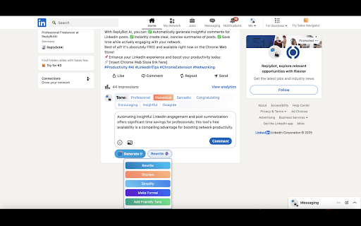 ReplyBot AI :: Welcome to ReplyBot AI Quick summaries, smarter comments