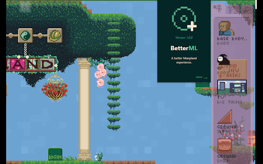 BetterML :: Making Manyland Better.