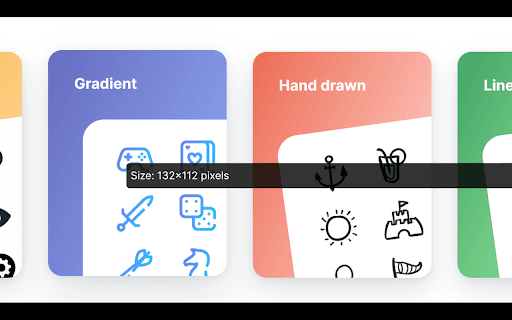 PixelPeek :: Displays original and displayed pixel sizes of media elements when hovered.