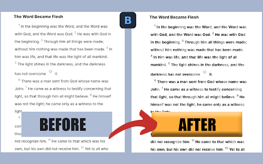 Bold Words :: Bolds a portion of every word on any webpage to help you read faster. Drag the slider to control how much of each word gets bolded.