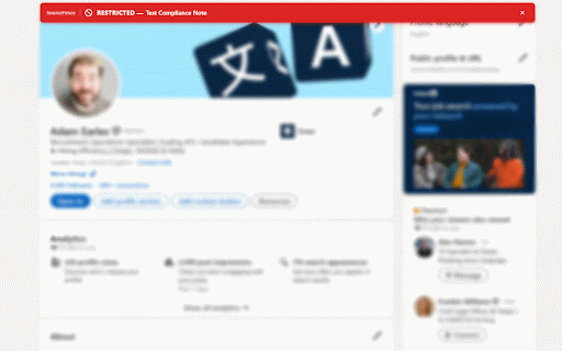 SourceFence :: Sourcing Compliance, Simplified. Flags restricted locations and companies in real-time on LinkedIn.