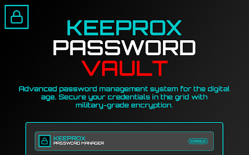 KeeProx - Secure Access Hub :: Military-grade encrypted storage for authentication keys with intelligent auto-fill technology