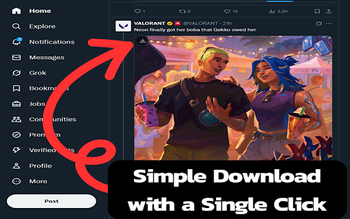 X/Twitter Photo Downloader :: Instantly download and save images or photos from X/Twitter with a single click.