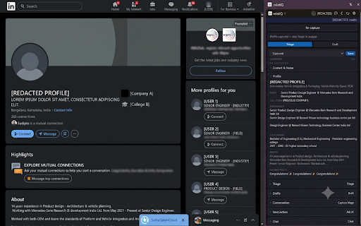 relatIQ — AI Outreach Copilot & Integrated CRM :: relatIQ — AI for LinkedIn posts and outreach with integrated CRM