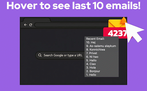 Gmail Notifications :: Gmail Notifications: Simple notifier for gmail. Check gmail inbox and get instant alerts in any tab—no switching.