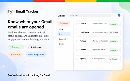 Email Tracker :: Professional Gmail tracking with exact-recipient protection, cleaner open detection, and subtle Gmail status badges.