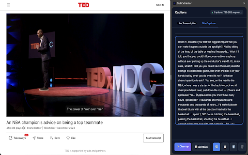 SubExtractor :: Real-time AI transcription and subtitle extraction for video content