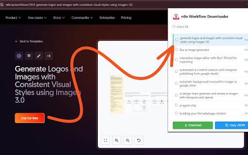 n8n Workflow Downloader :: Easily download n8n workflows in JSON format