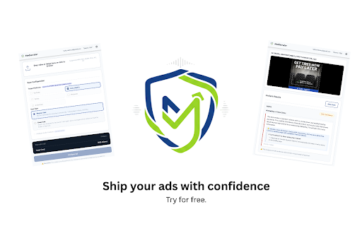 Mediacrater: Ad Compliance Checker - Meta, TikTok, YouTube :: Scan video & image ads for policy violations before upload. Prevent ad rejections on Meta, TikTok, YouTube. Ad compliance checker.