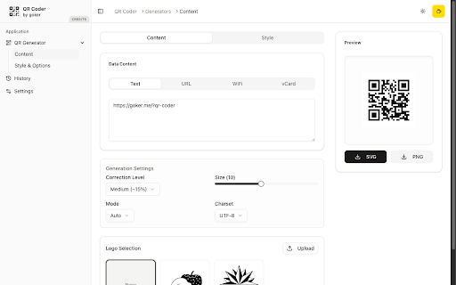 QR Coder :: QR Code Generator