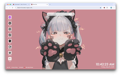 Jinhsi Neko Maid Wuthering Waves Live Wallpaper :: Bring your browser to life with Jinhsi Neko Maid Wuthering Waves Live Wallpaper – a smooth chrome wallpaper with anime vibes!