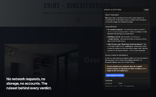 Statable GDPR Checker :: Audit what a website loads before consent: third-party trackers, cookies and embeds, with a live verdict in a side panel.