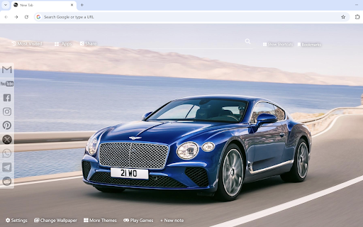 Bentley Wallpaper :: Bentley Wallpaper turn new tab to custom HD Bentley background. Bentley wallpaper theme for cars fans.