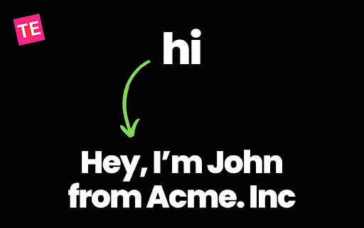 Text Shortcut Expansion :: A privacy-focused Chrome extension that allows you to quickly expand text shortcuts into longer sentences or phrases