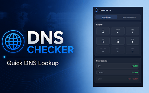 DNS Checker :: Use a DNS Checker to check domain records and view A, MX, TXT, and NS data instantly in your browser.
