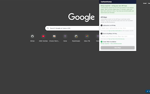 CarbonStamp :: Estimates the carbon footprint of every webpage you visit