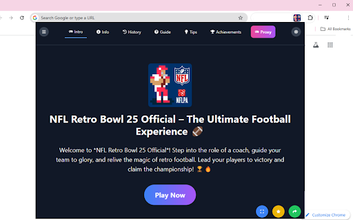 NFL Retro Bowl 25 Official :: Start playing NFL Retro Bowl for free on Chrome