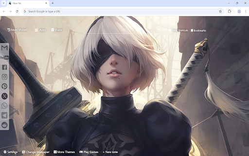 NieR Wallpaper :: NieR Automata Wallpaper turn new tab to custom HD NieR background. NieR Replicant background theme for game fans.