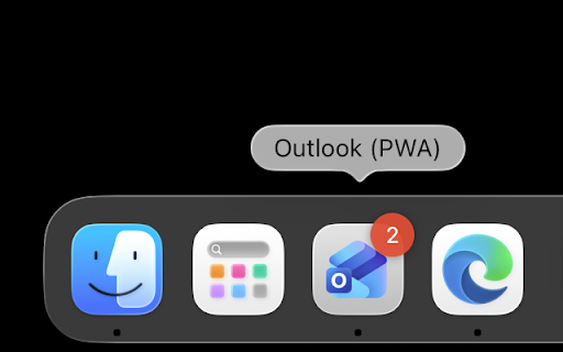 Outlook Unread Badge :: Sets unread email count on the installed Outlook app icon using the Badging API.