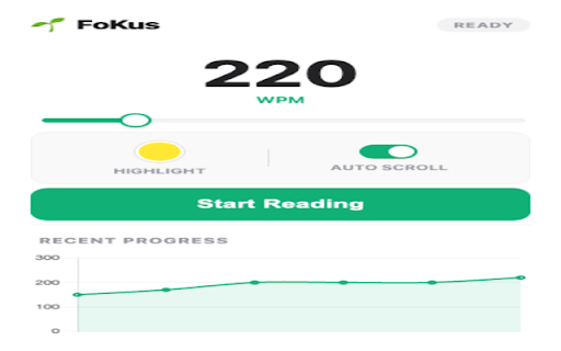 Fokus Read :: Read faster with RSVP highlighting.