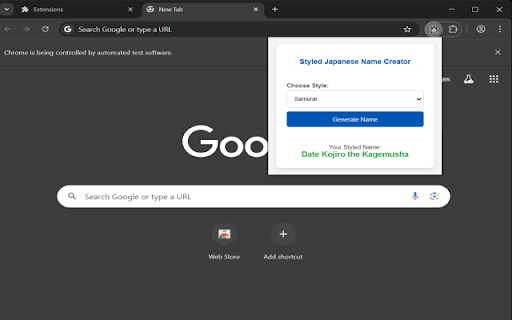 Styled Japanese Name Creator :: Styled Japanese Name Creator: Japanese-style names