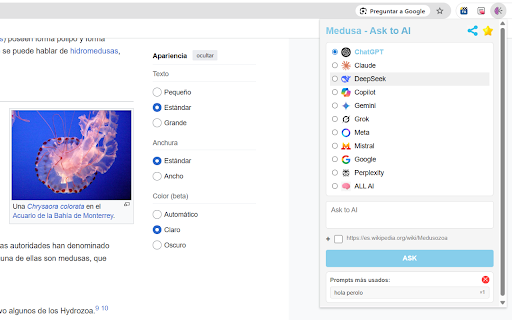 Medusa - Ask to AI v1.7 :: Medusa - Ask to AI: ChatGPT, DeepSeek, Copilot, Gemini, etc... or ALL AI
