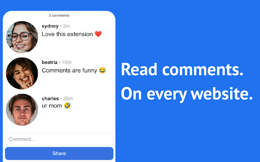 Comment Ave - Read Comments on Every Website :: Comment on websites you are visiting. Read comments from other people.