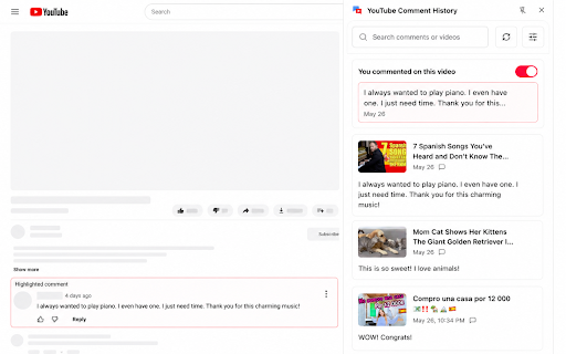 YouTube™ Comment History :: Easily view YouTube comment history, find your YouTube comments, and check comment history on YouTube