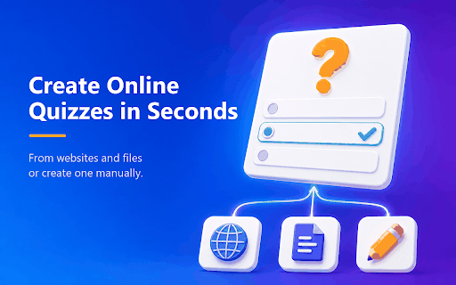 Quiz Maker :: Create quizzes and tests in seconds with Quiz Maker — a simple exam or test creator and ai quiz generator for any topic