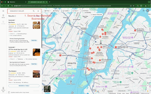 Google Maps Review Search :: Search through Google Maps reviews for specific keywords