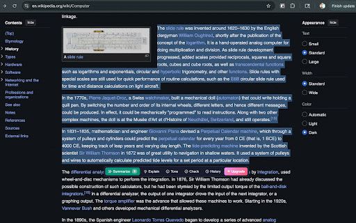 TextGlint: AI Highlight & Summarize :: Highlight and summarize any text instantly using AI. Read faster with contextual explanations and multi-tone rewrites.
